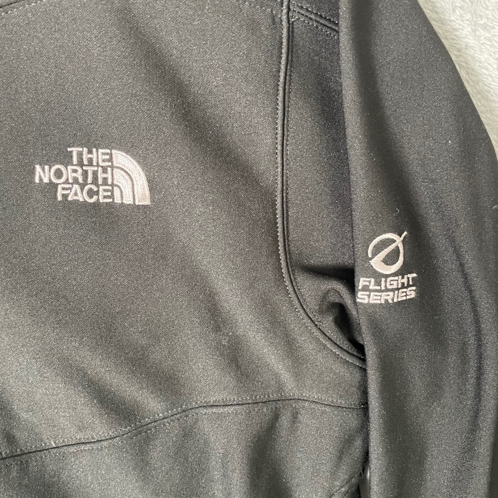 The North Face Jacket Mens Medium Flight Series TKA Stretch Black Full Zip - Picture 5 of 14